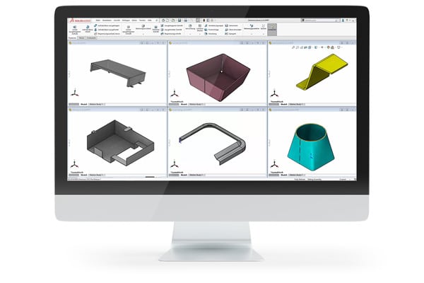 SOLIDWORKS Blechkonstruktion - Monitor