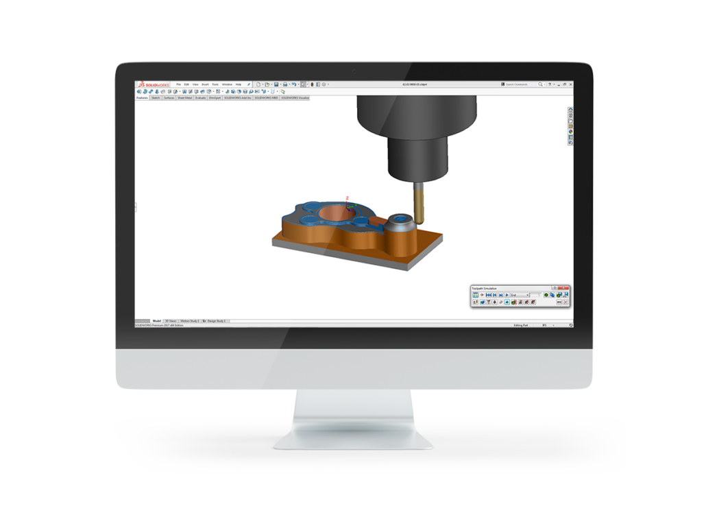 Schulung SOLIDWORKS CAM Standard Monitor