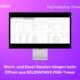 Word- und Excel-Dateien hängen beim Öffnen aus SOLIDWORKS PDM-Tresor - Thumbnail