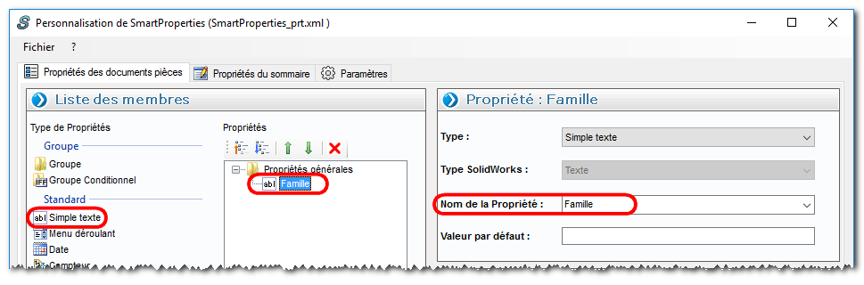 compteurs automatiques myCADtools SOLIDWORKS