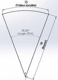 angle de déformation solidworks simulation