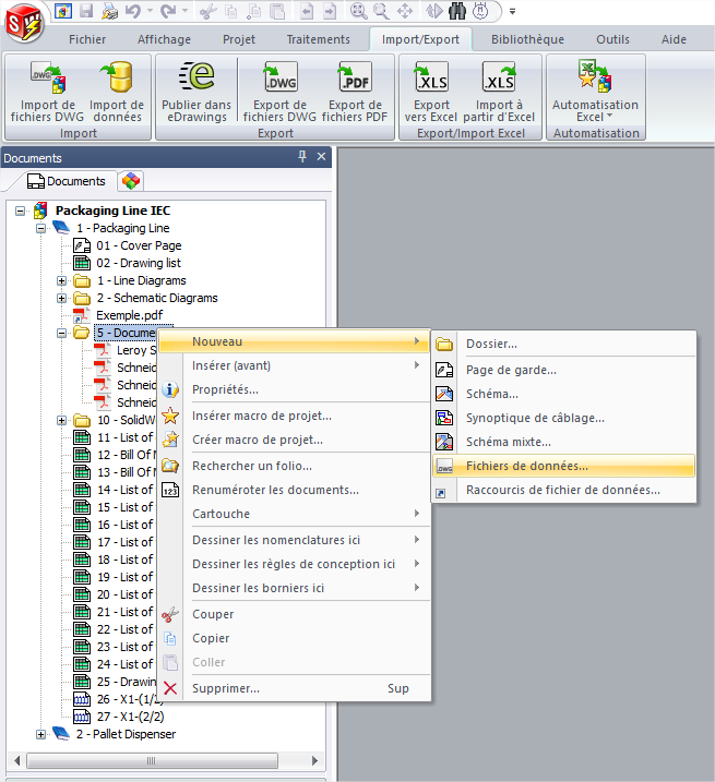 pdf dans solidworks electrical