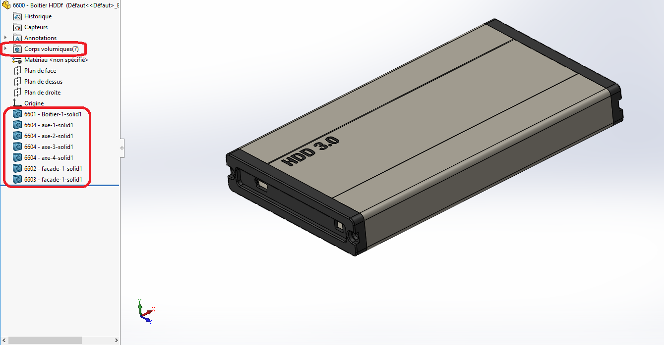 fusionner un assemblage SOLIDWORKS