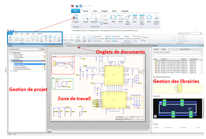 cartes électroniques avec SOLIDWORKS PCB