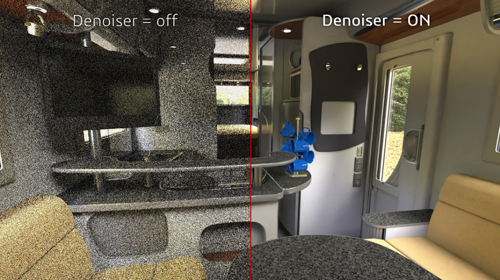 mode denoiser ai solidworks visualize