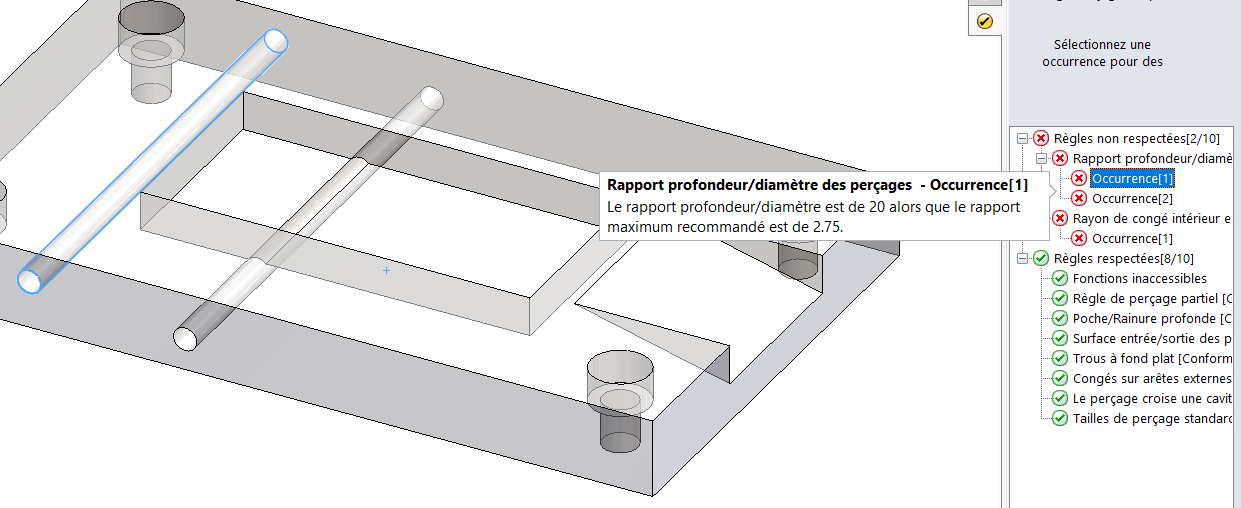 DFMXpress : 5 points pour vérifier la manufacturabilité de vos pièces