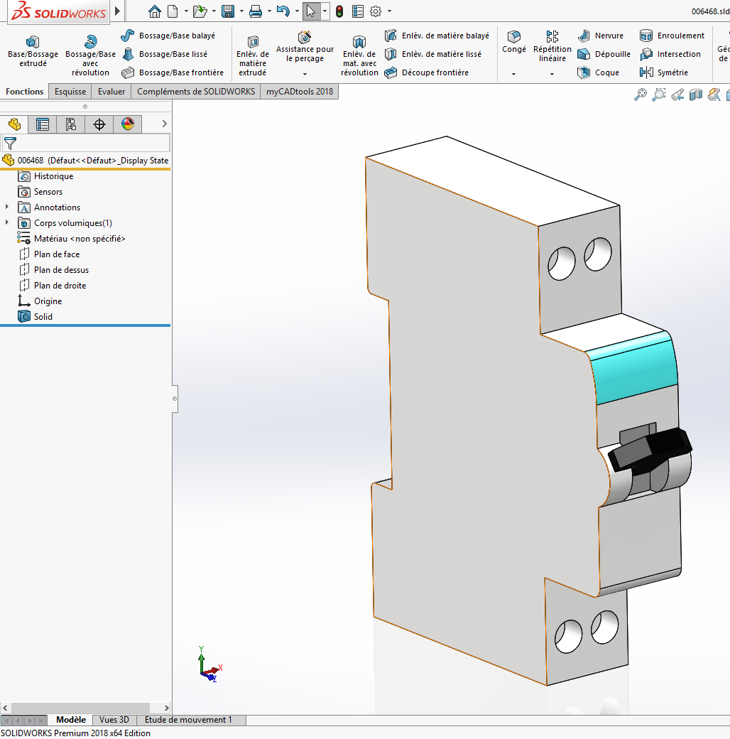 composant de bibliothèque SOLIDWORKS Electrical 