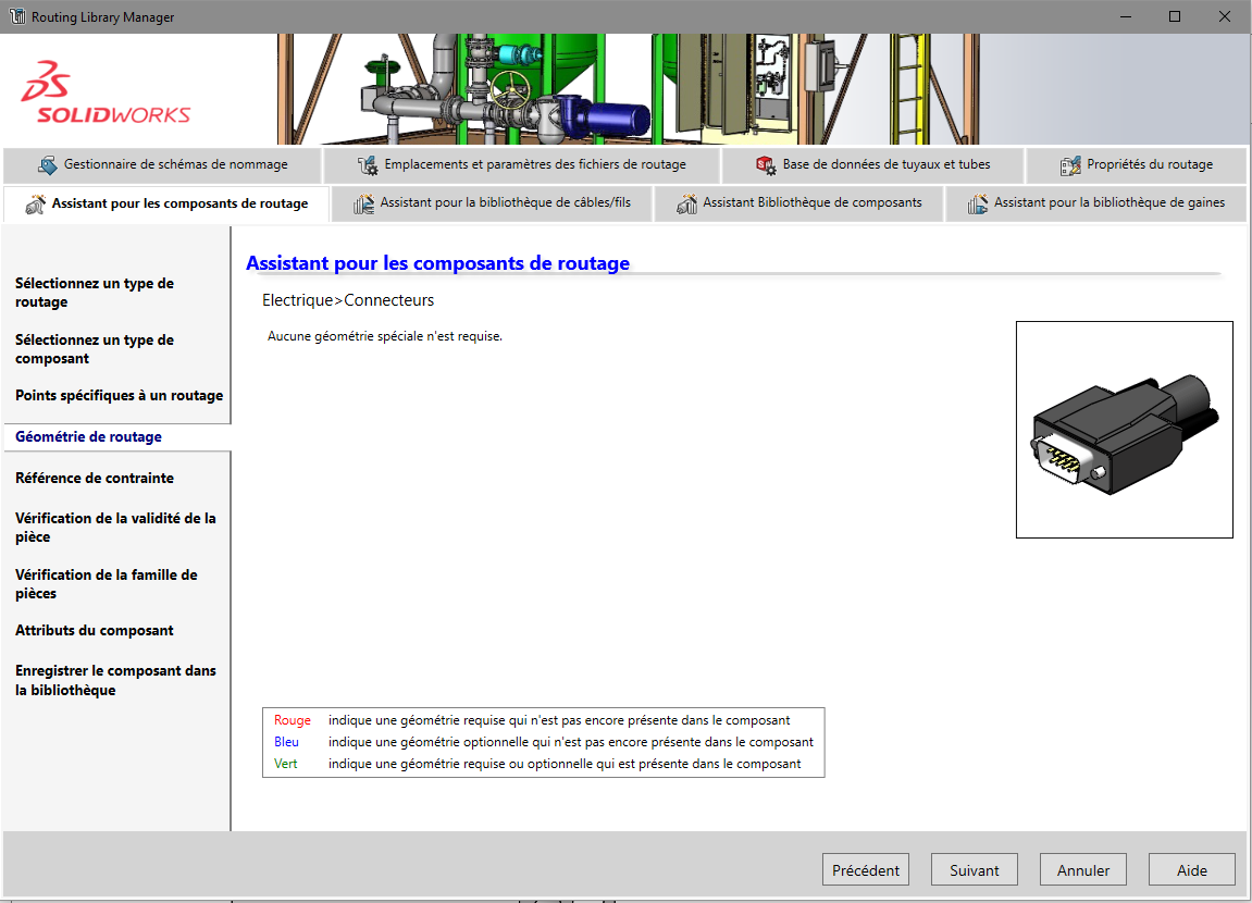 composant de bibliothèque SOLIDWORKS Electrical 