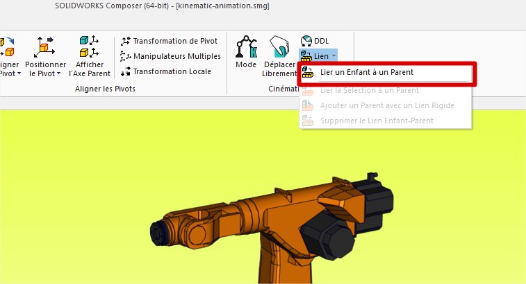 contraintes solidworks composer