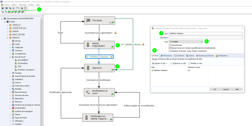 Transition parallèle SOLIDWORKS PDM