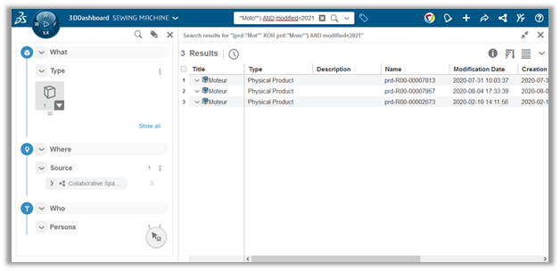 Technical Tip: 3DEXPERIENCE Suchanfragen verfeinern